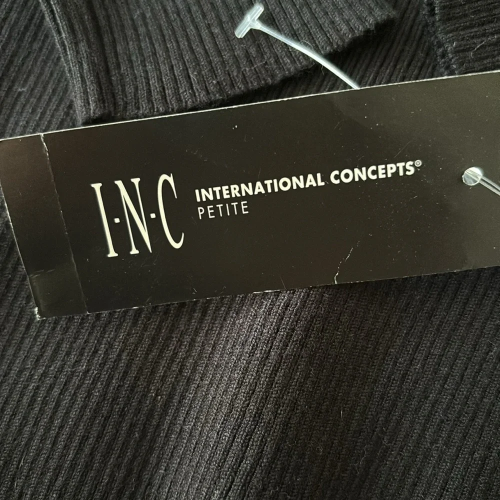 INC Black Ribbed Cutout Sweater - Picture 6 of 6